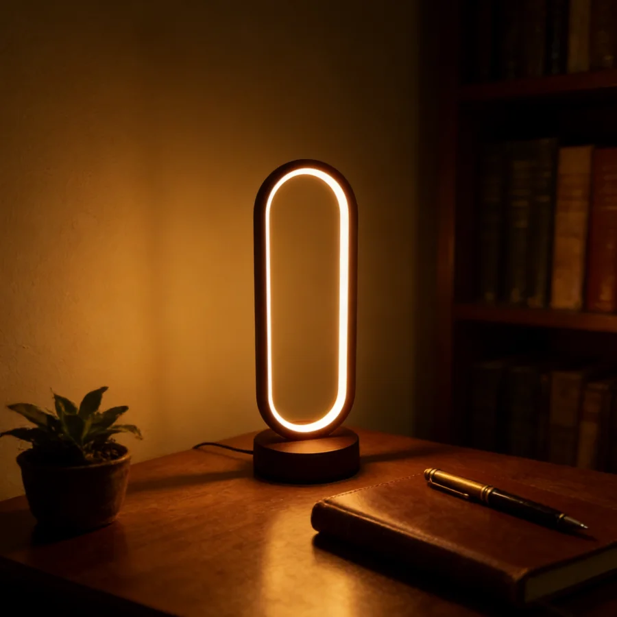 Ring Light Desk Small - 1 lampada da tavolo, ideale per
