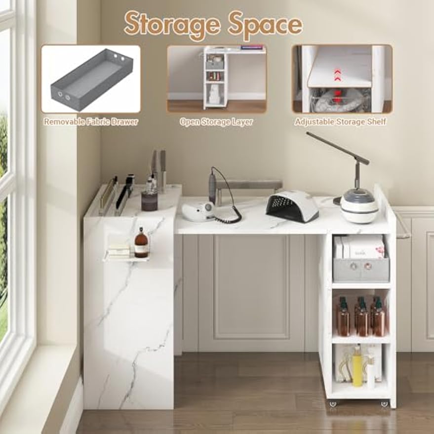 Tavolo da Manicure Pieghevole  - Tech Office Wall recensione e prezzo
